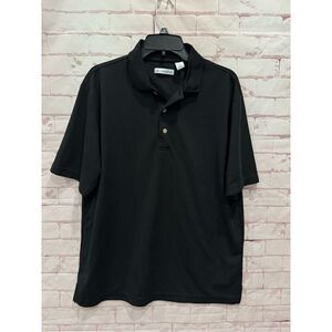 Cubavera short sleeve black shirt size large